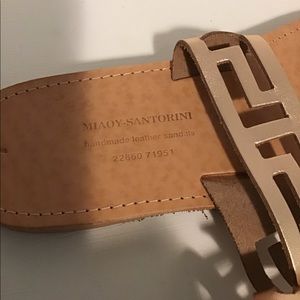 Handmade leather sandals